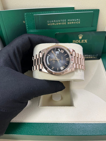 Day-Date 40 'Oscars' Chocolate Ombré Everose
