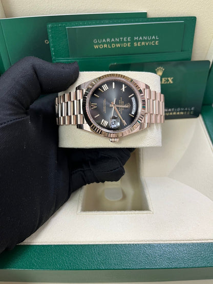 Day-Date 40 'Oscars' Chocolate Ombré Everose