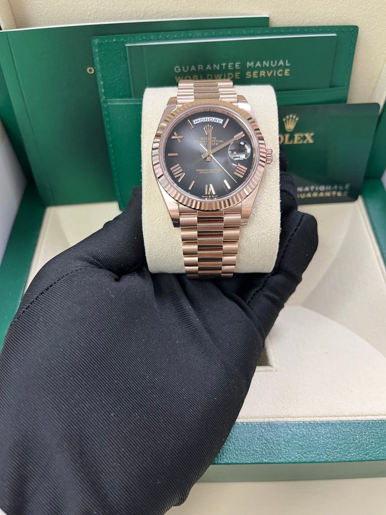 Day-Date 40 'Oscars' Chocolate Ombré Everose