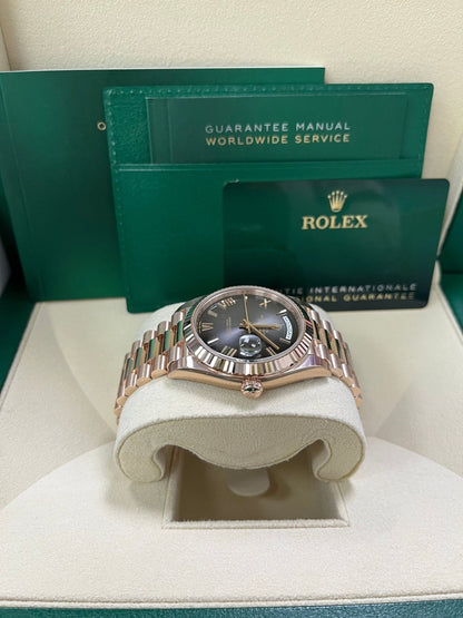 Day-Date 40 'Oscars' Chocolate Ombré Everose