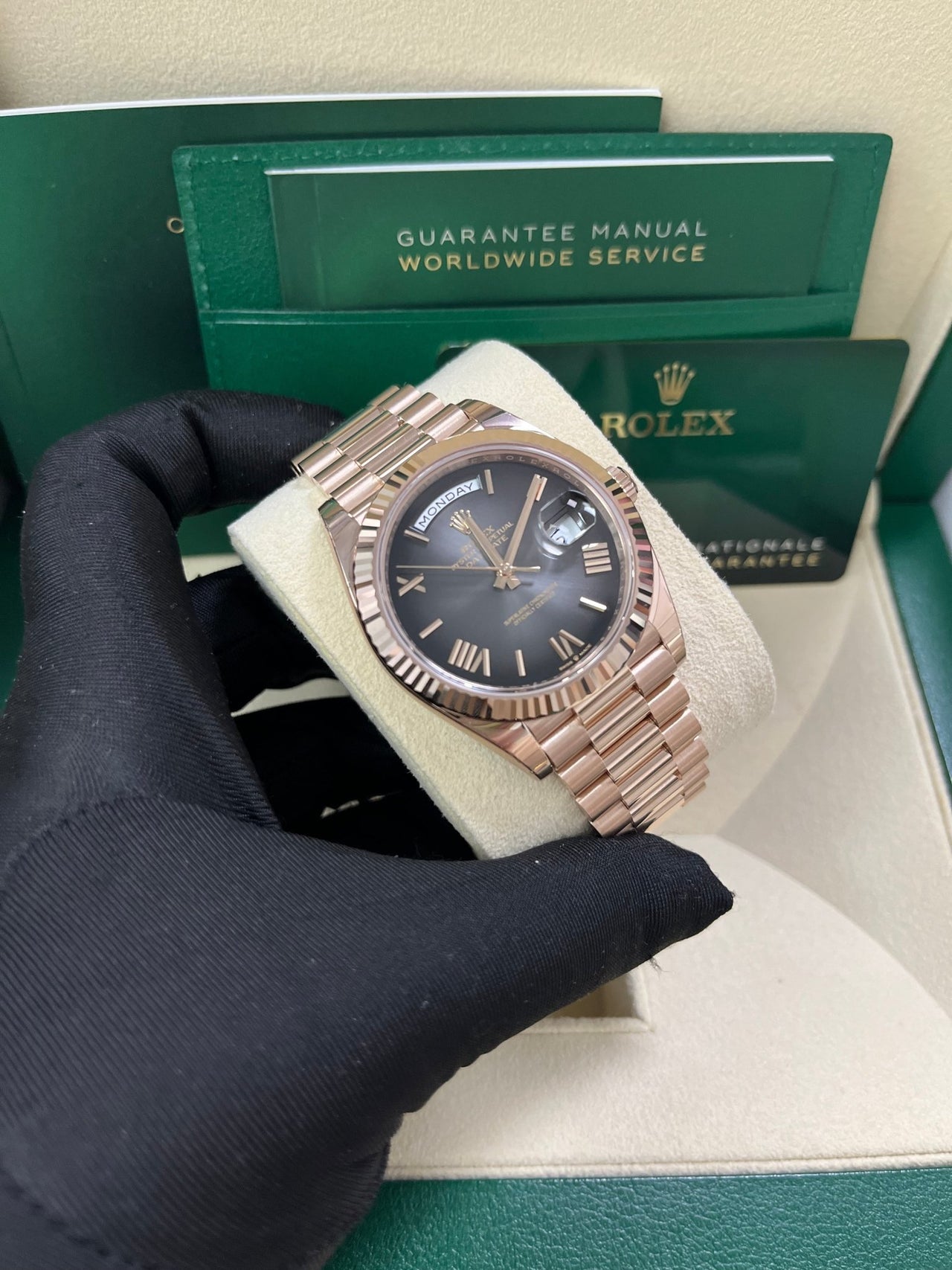Day-Date 40 'Oscars' Chocolate Ombré Everose