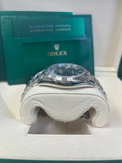 Day-Date 40 Slate Dial White Gold President