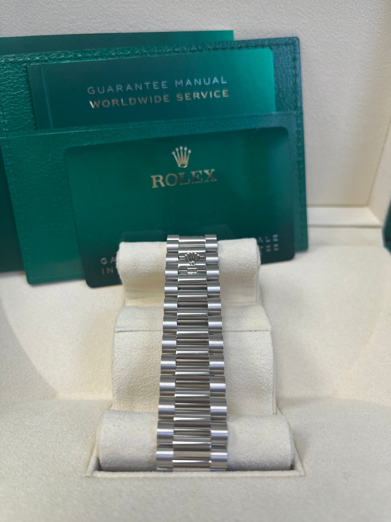 Day-Date 40 Slate Dial White Gold President