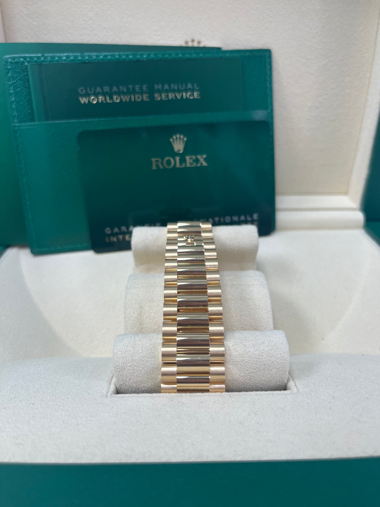 Day-Date 40 Champagne Roman Yellow Gold President