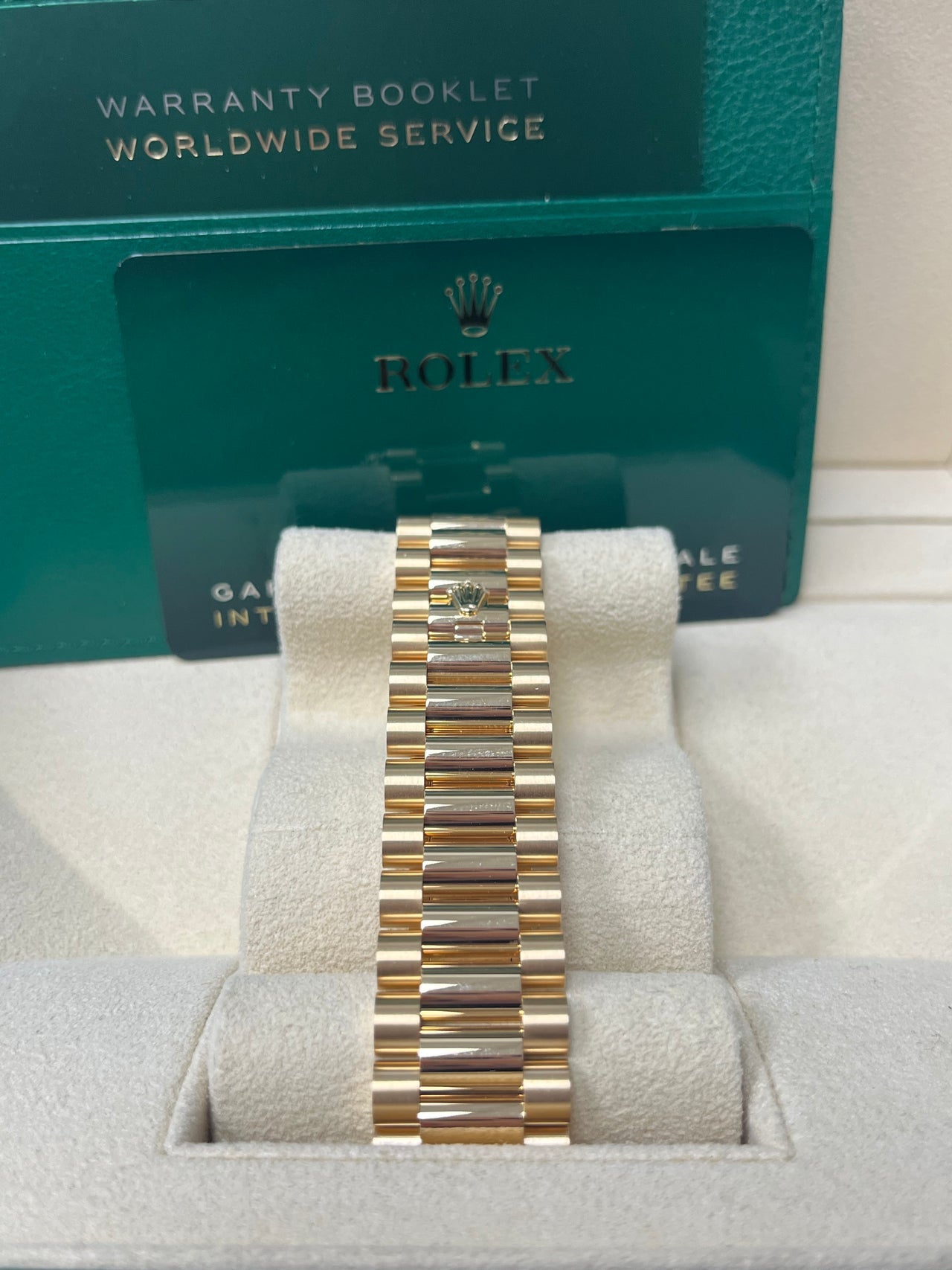 Day-Date 40 Green Roman Yellow Gold President