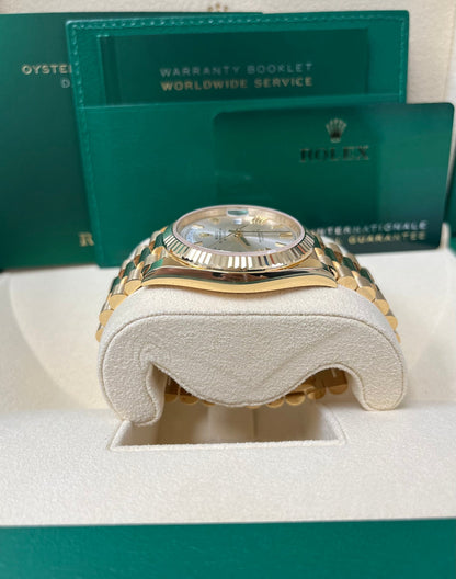 Day-Date 40 Silver Roman Yellow Gold President