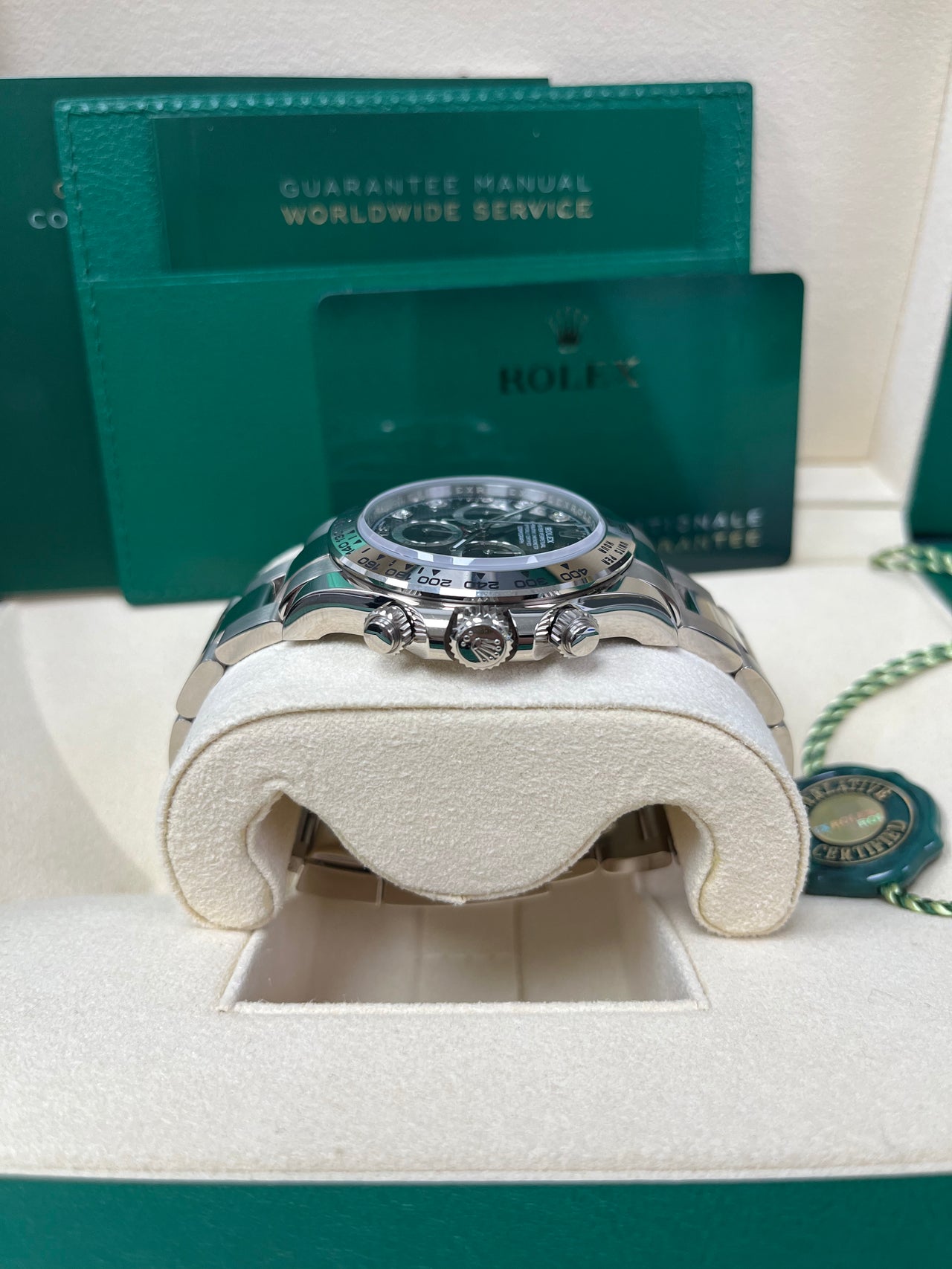 Cosmograph Daytona White Gold Diamond Dial