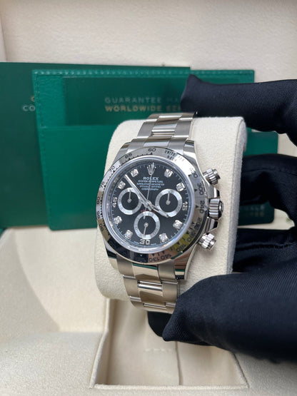 Cosmograph Daytona White Gold Diamond Dial