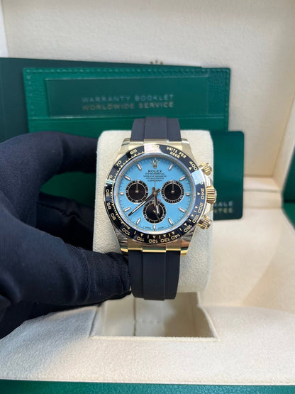 Cosmograph Daytona Turquoise Yellow Gold