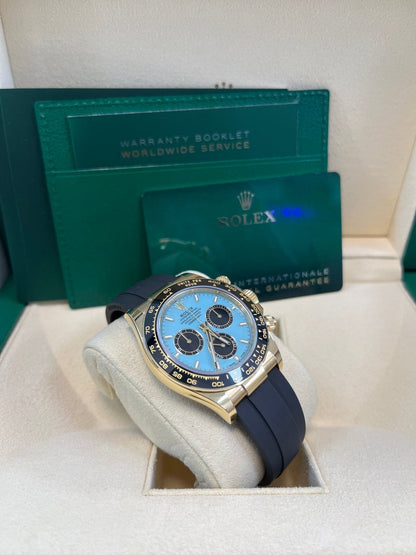 Cosmograph Daytona Turquoise Yellow Gold
