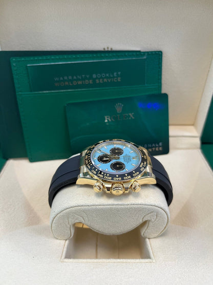 Cosmograph Daytona Turquoise Yellow Gold
