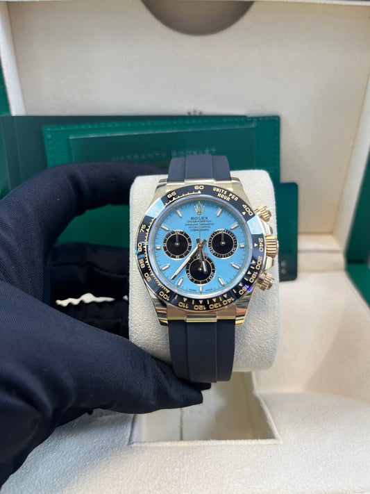 Cosmograph Daytona Turquoise Yellow Gold