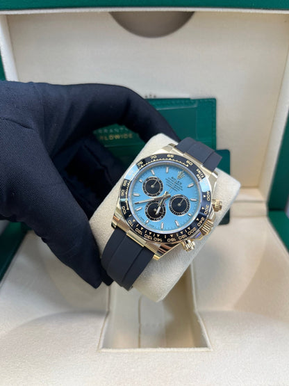 Cosmograph Daytona Turquoise Yellow Gold