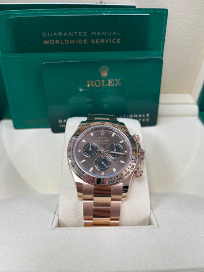 Cosmograph Daytona Everose Chocolate Dial