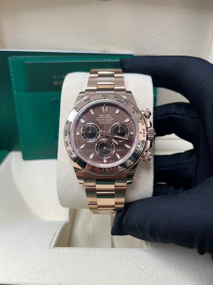 Cosmograph Daytona Everose Chocolate Dial