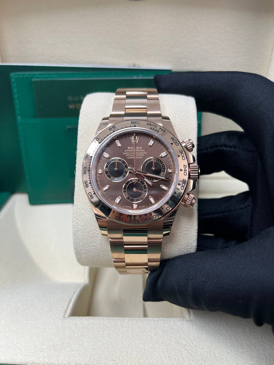 Cosmograph Daytona Everose Chocolate Dial
