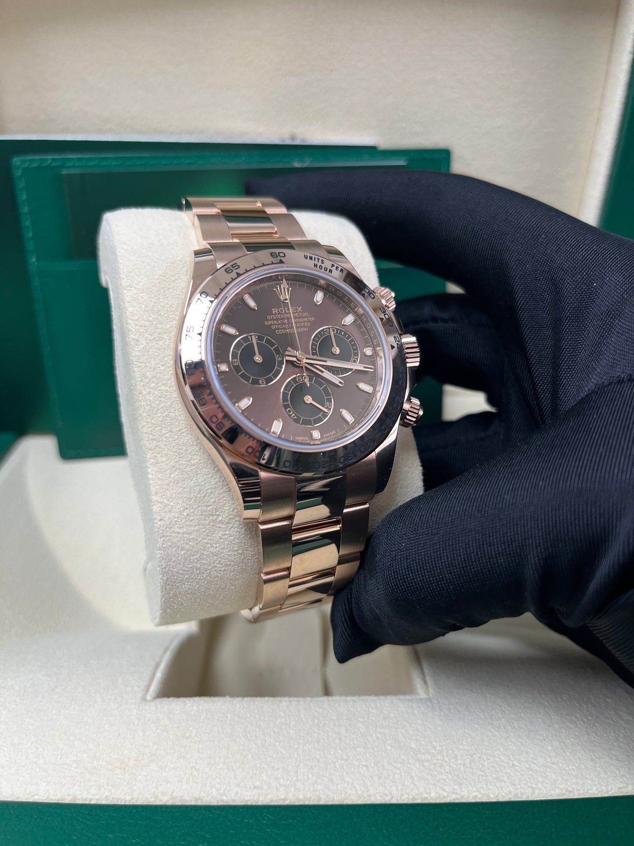 Cosmograph Daytona Everose Chocolate Dial