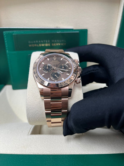 Cosmograph Daytona Everose Chocolate Dial