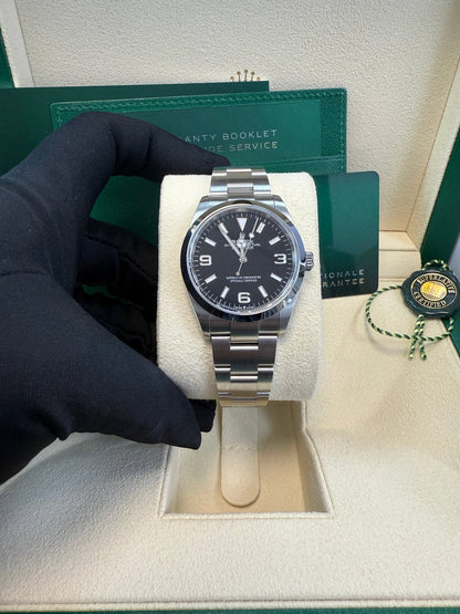 Explorer 40 Steel Black Dial