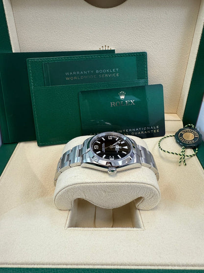 Explorer 40 Steel Black Dial