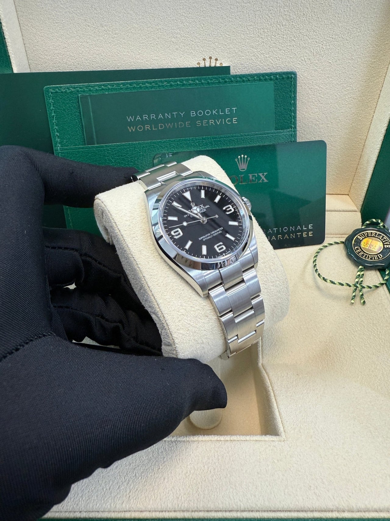 Explorer 40 Steel Black Dial