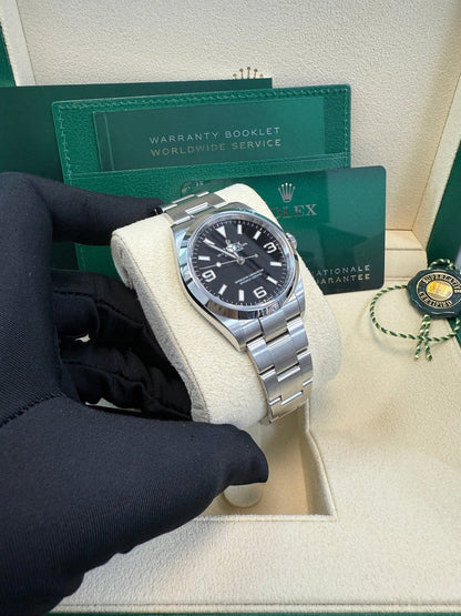 Explorer 40 Steel Black Dial