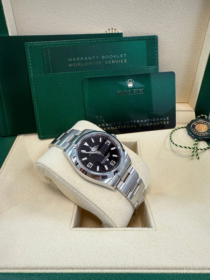 Explorer 40 Steel Black Dial