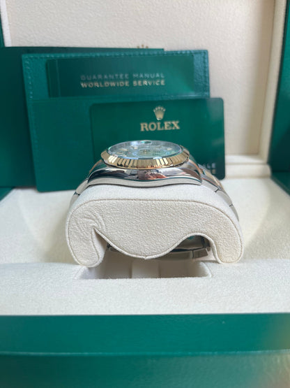 Sky-Dweller Two-Tone Yellow Gold White Dial
