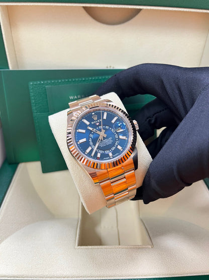 Sky-Dweller Everose Blue Dial Oyster 336935