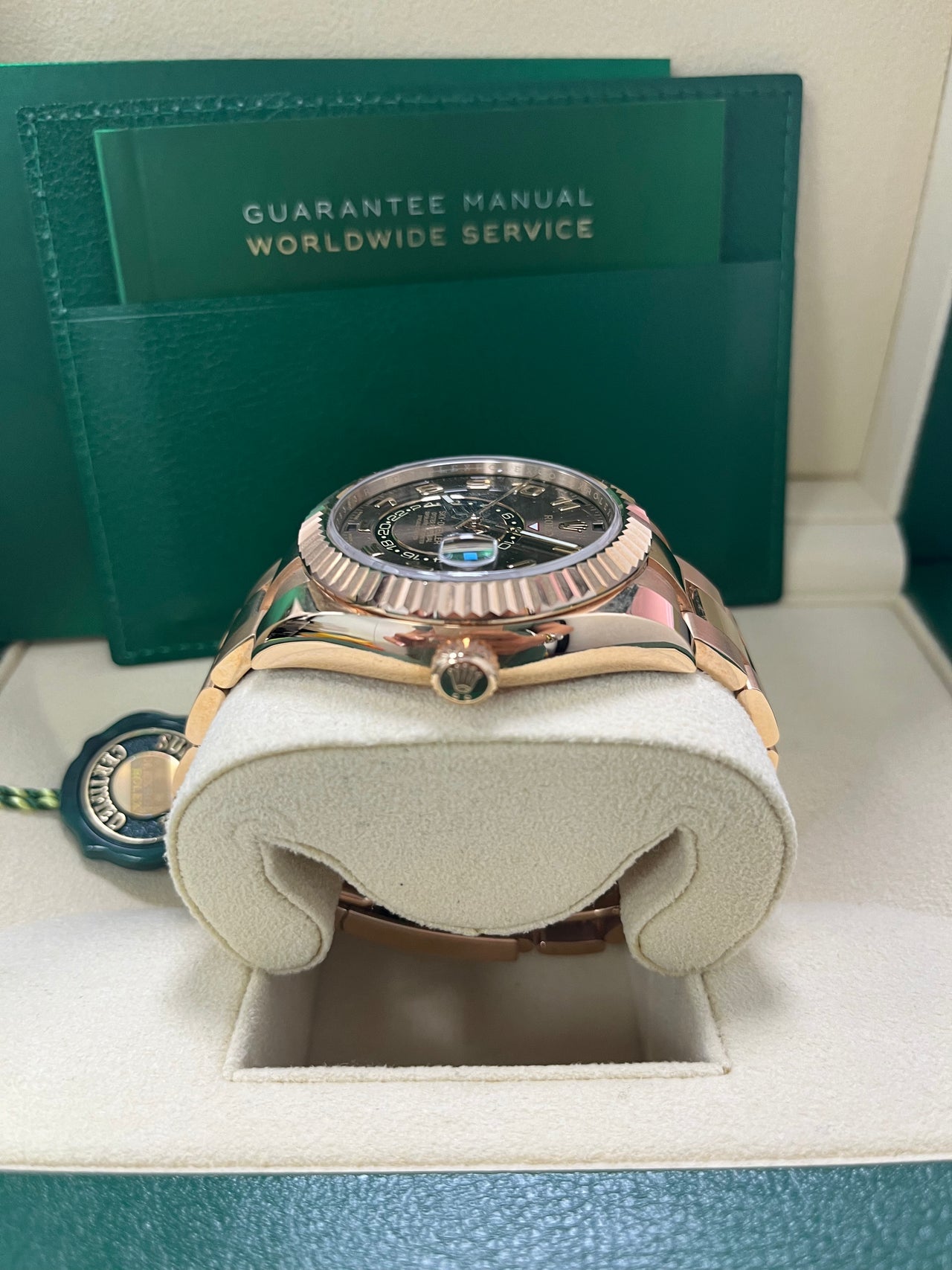 Sky-Dweller Everose Chocolate Sunray Arabic Dial
