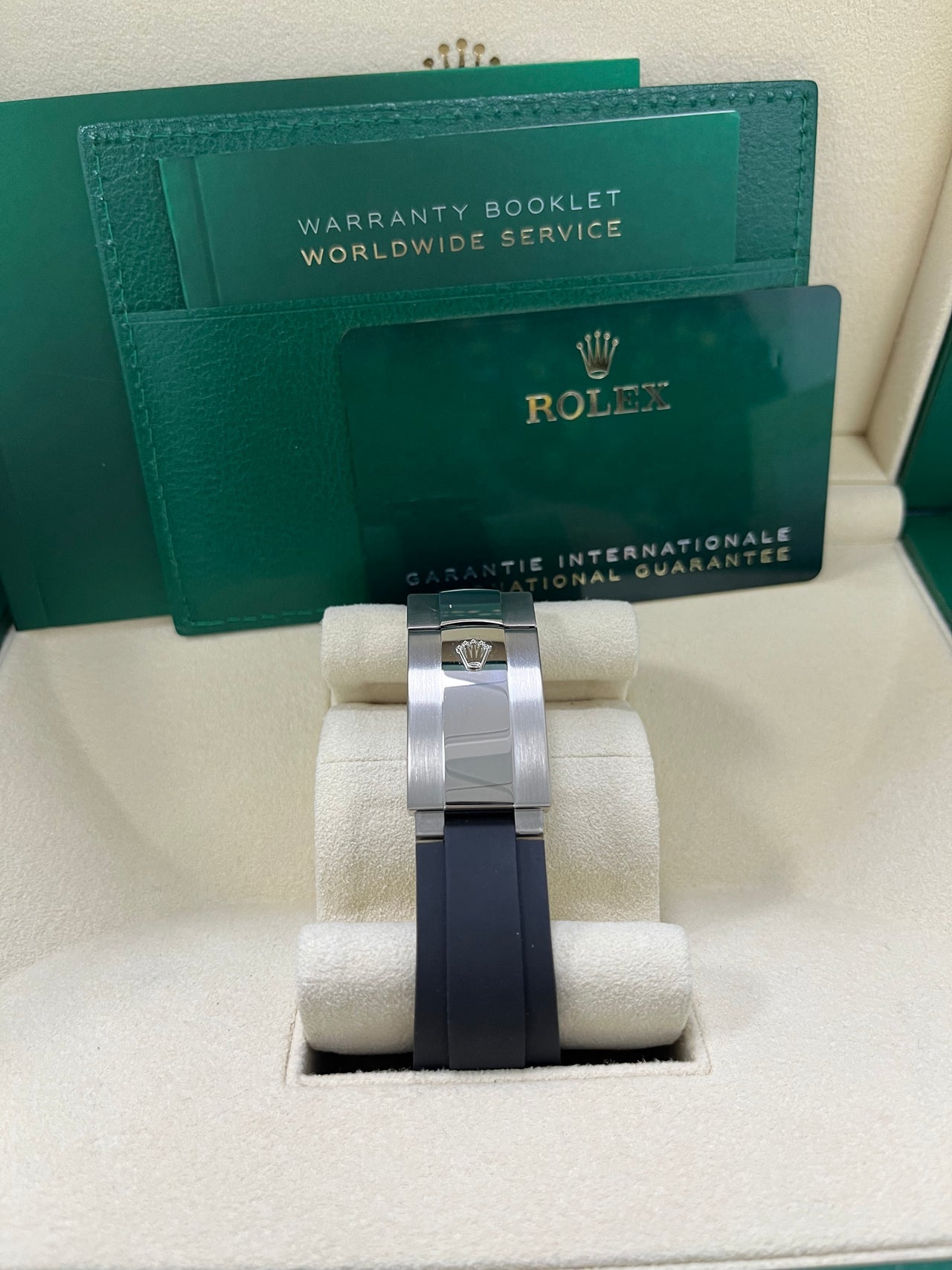 Sky-Dweller White Gold Black Dial Oysterflex