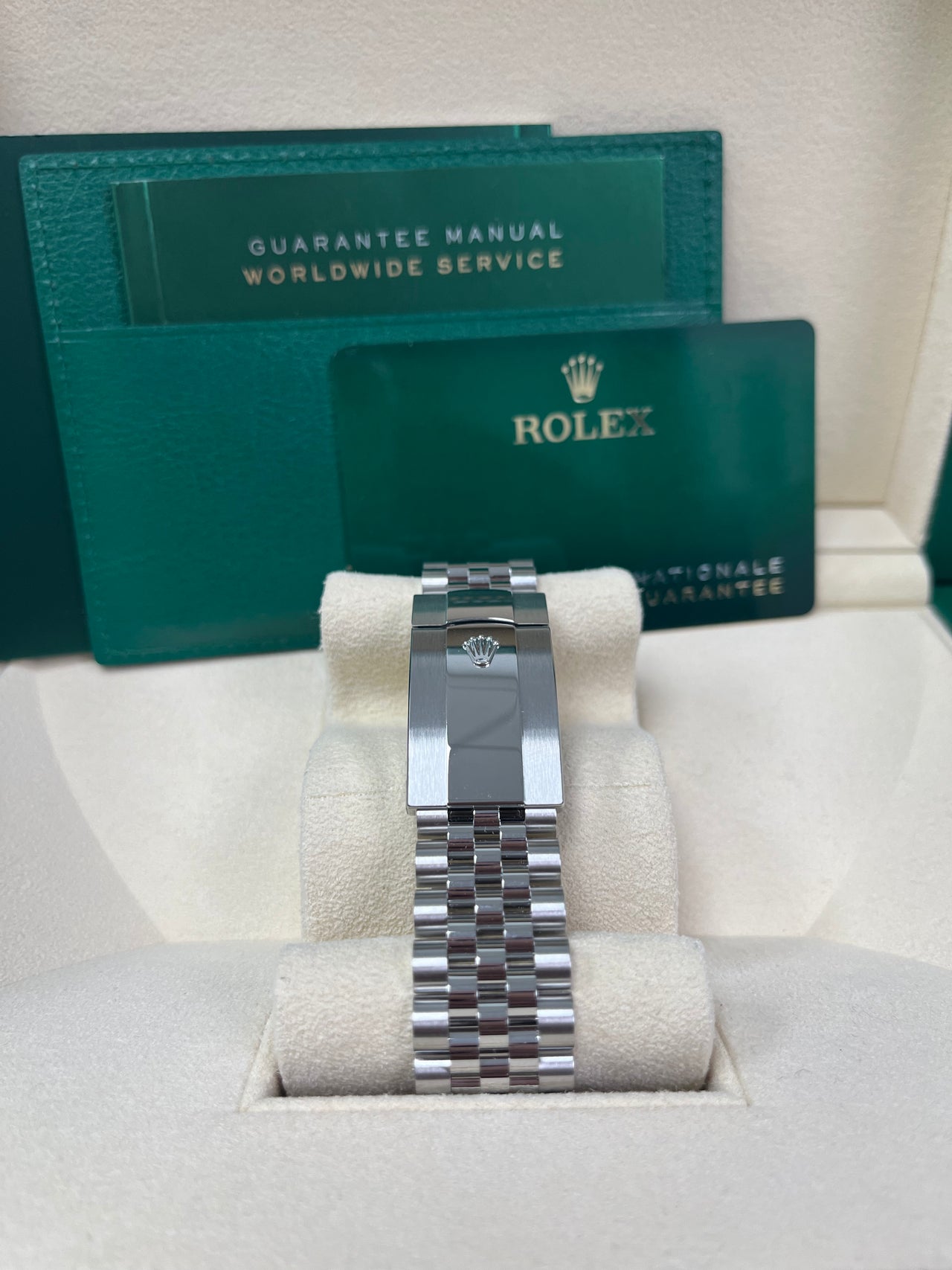Sky-Dweller White Rolesor Blue Dial Jubilee 326934
