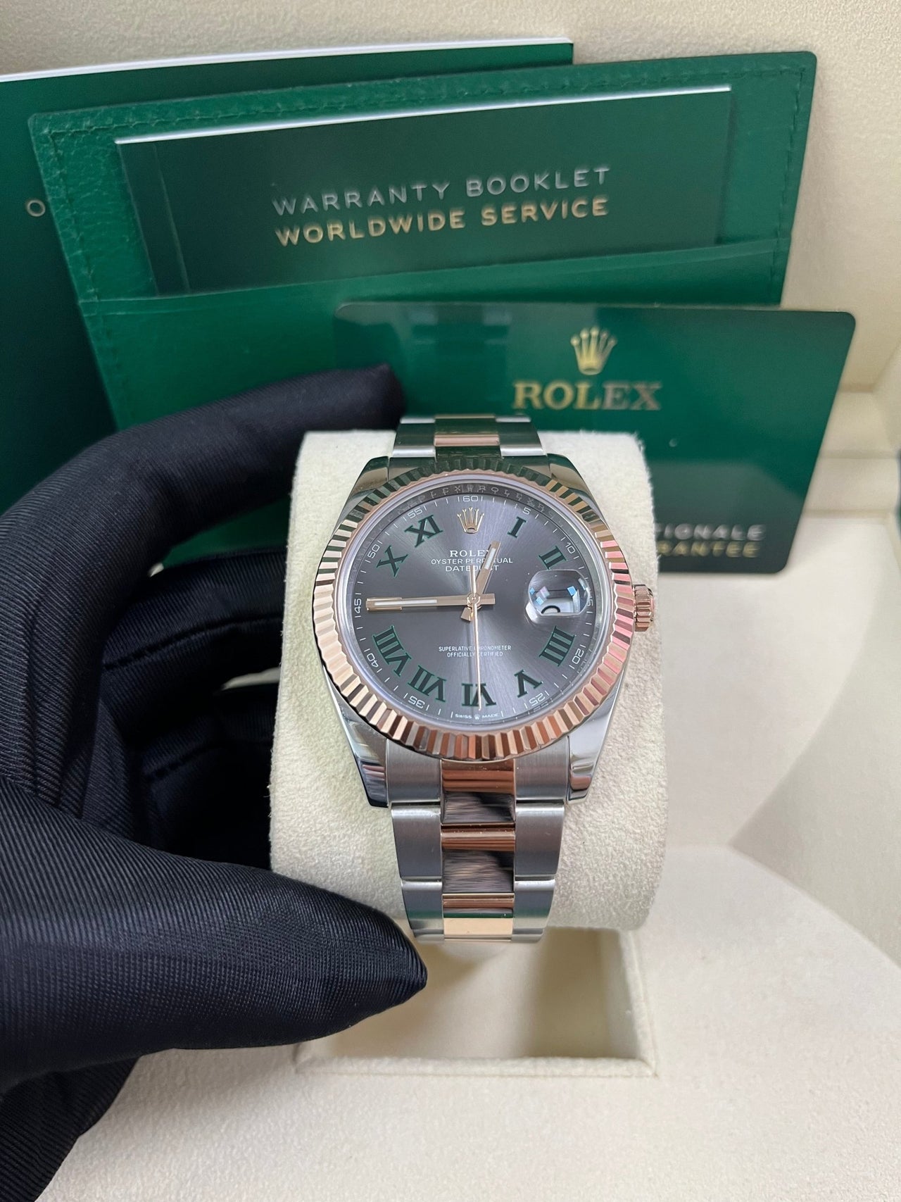 Datejust 41 'Wimbledon' Everose Oyster