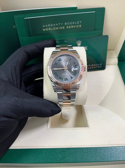 Datejust 41 'Wimbledon' Everose Oyster