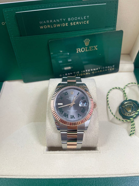 Datejust 41 'Wimbledon' Everose Oyster