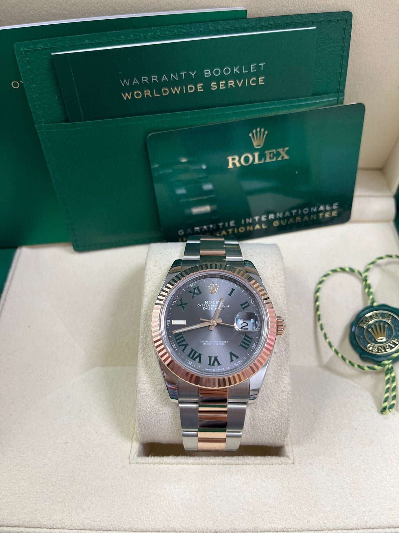 Datejust 41 'Wimbledon' Everose Oyster