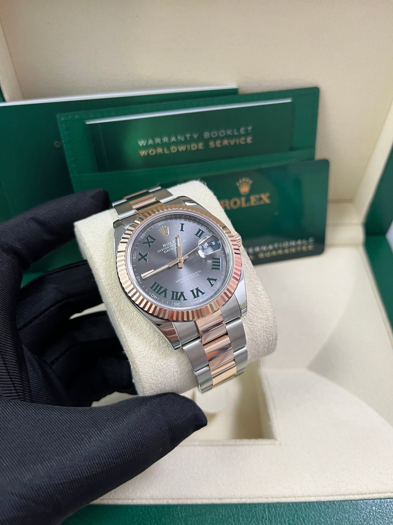 Datejust 41 'Wimbledon' Everose Oyster