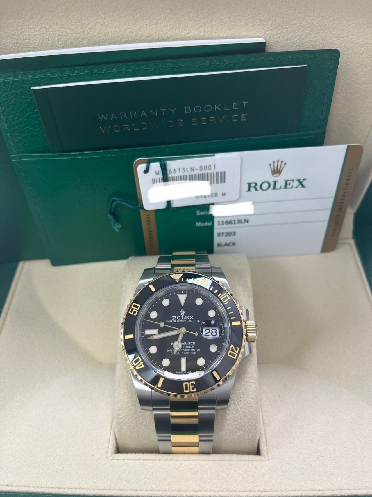 Submariner Date Two-Tone Black