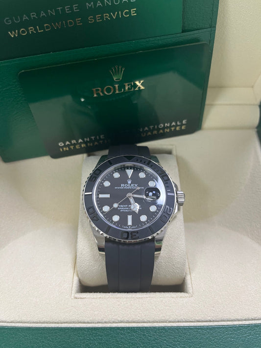 Yacht-Master 42 White Gold Oysterflex