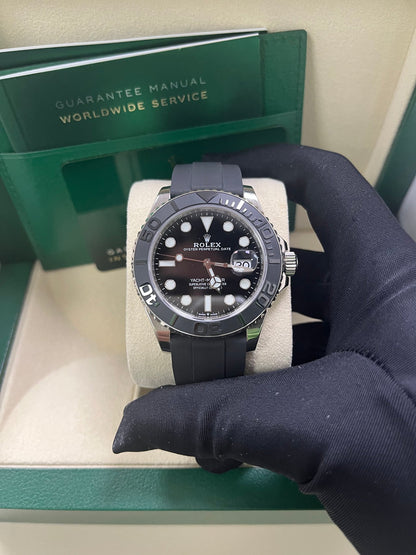 Yacht-Master 42 White Gold Oysterflex