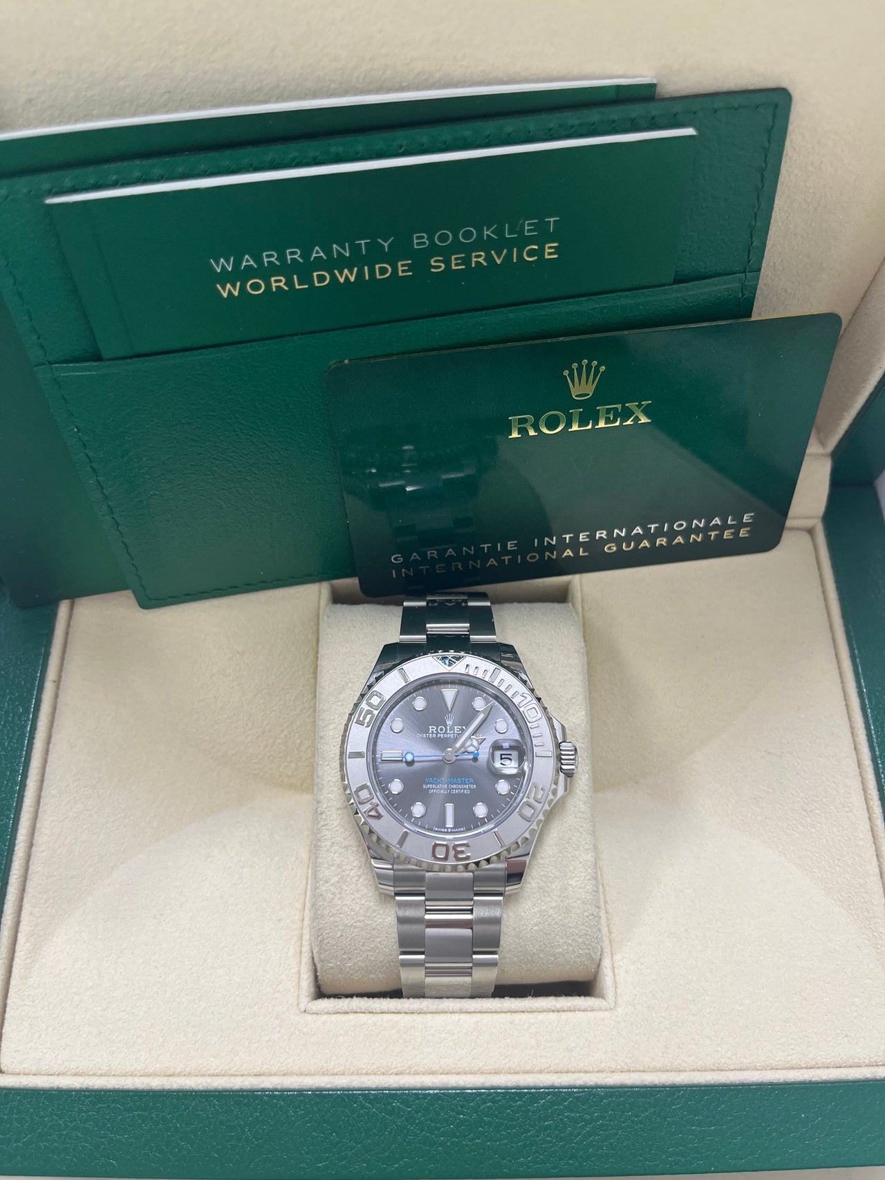 Yacht-Master 37 Rhodium Dial Rolesium