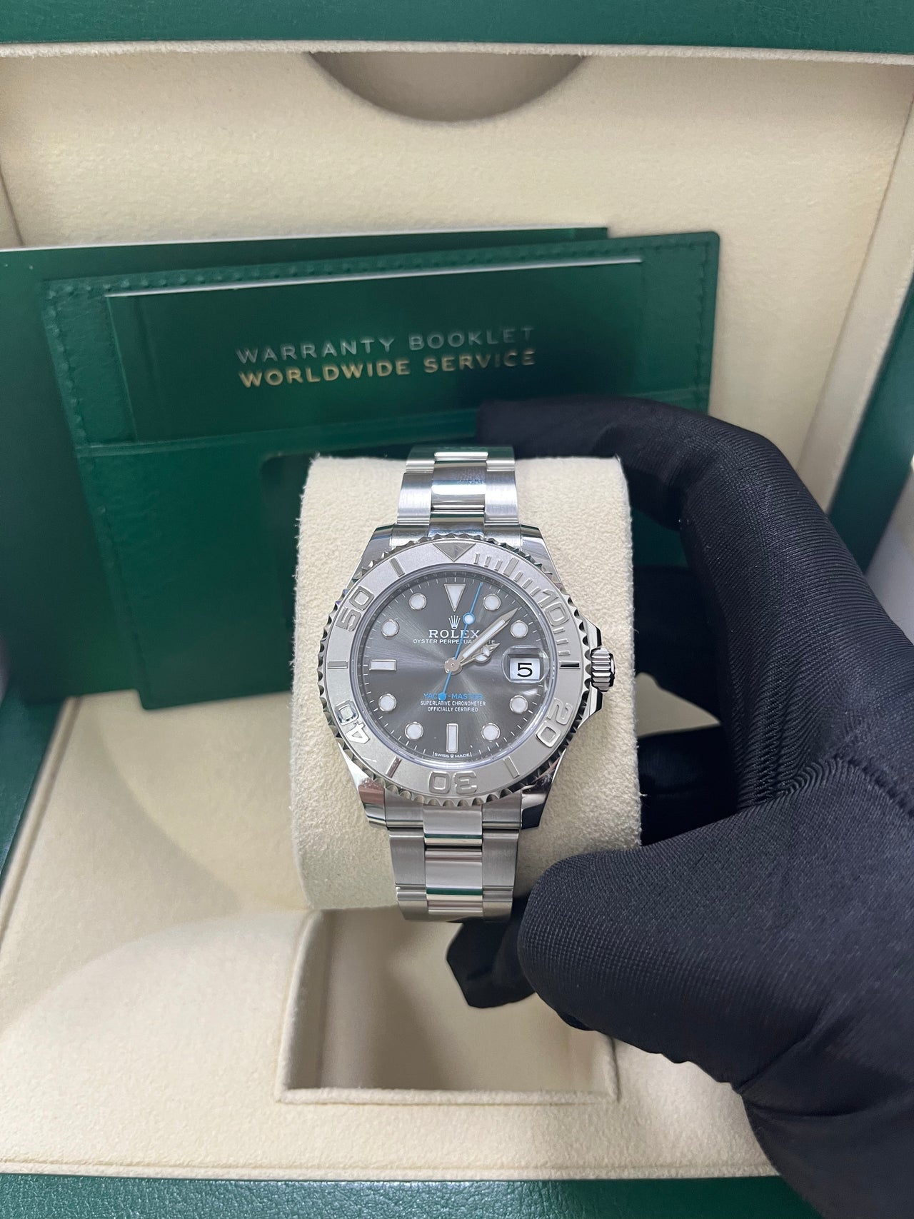 Yacht-Master 37 Rhodium Dial Rolesium