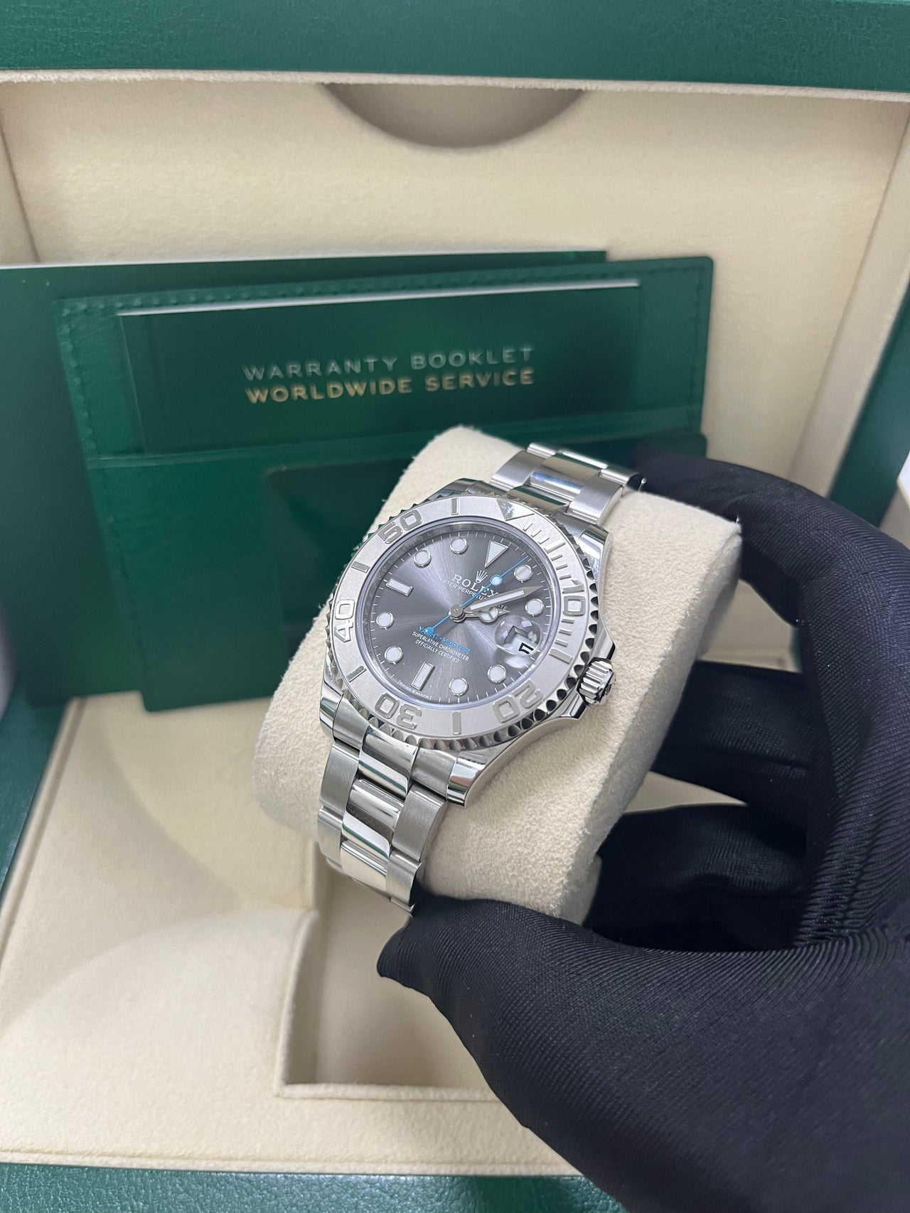 Yacht-Master 37 Rhodium Dial Rolesium