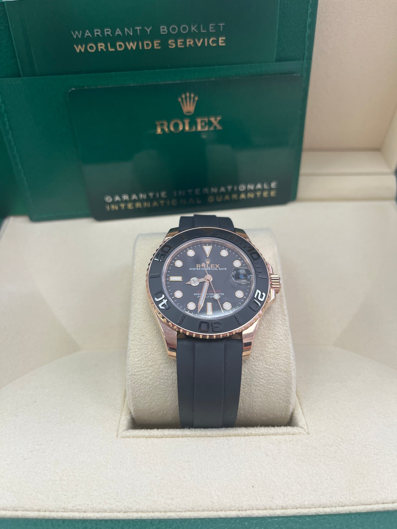 Yacht-Master 37 Everose Oysterflex