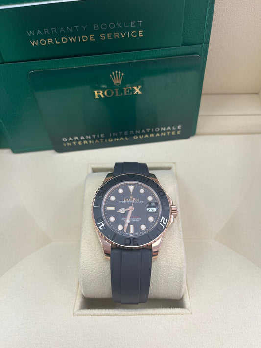 Yacht-Master 37 Everose Oysterflex