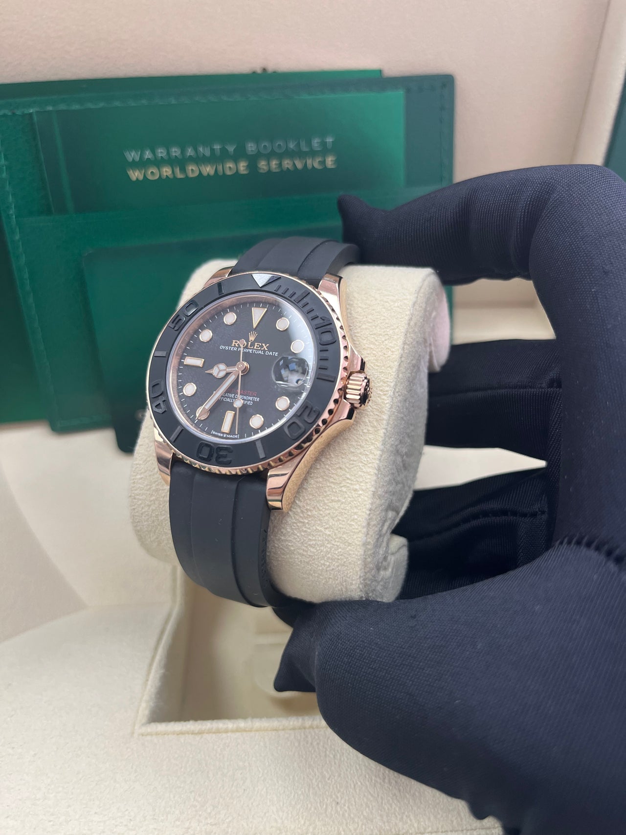 Yacht-Master 37 Everose Oysterflex