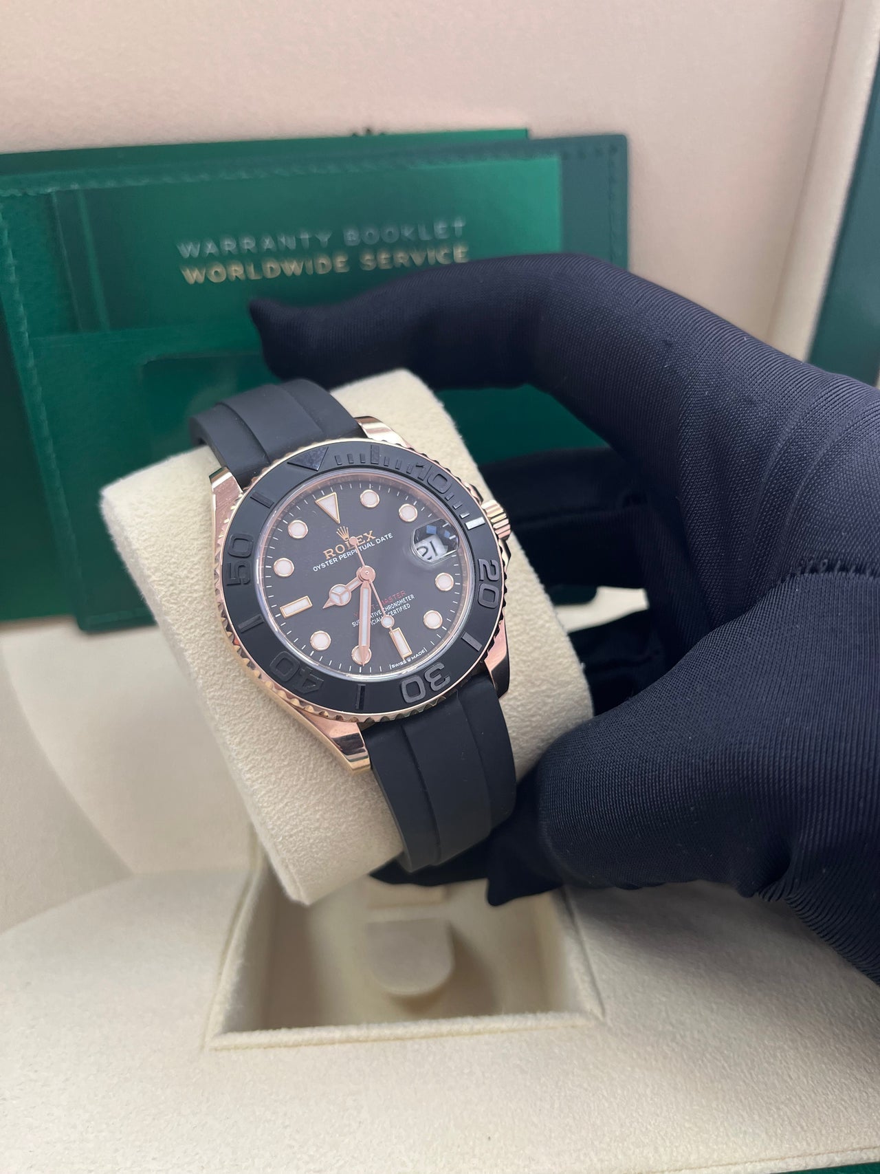 Yacht-Master 37 Everose Oysterflex