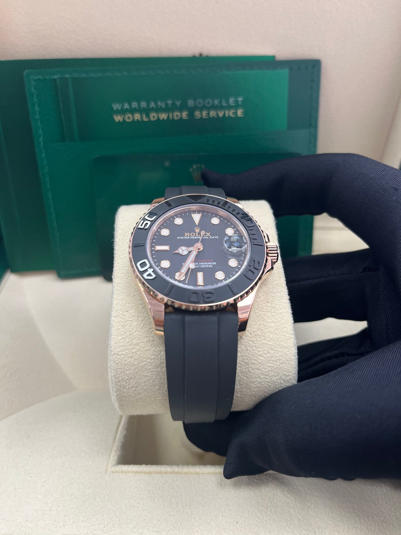 Yacht-Master 37 Everose Oysterflex