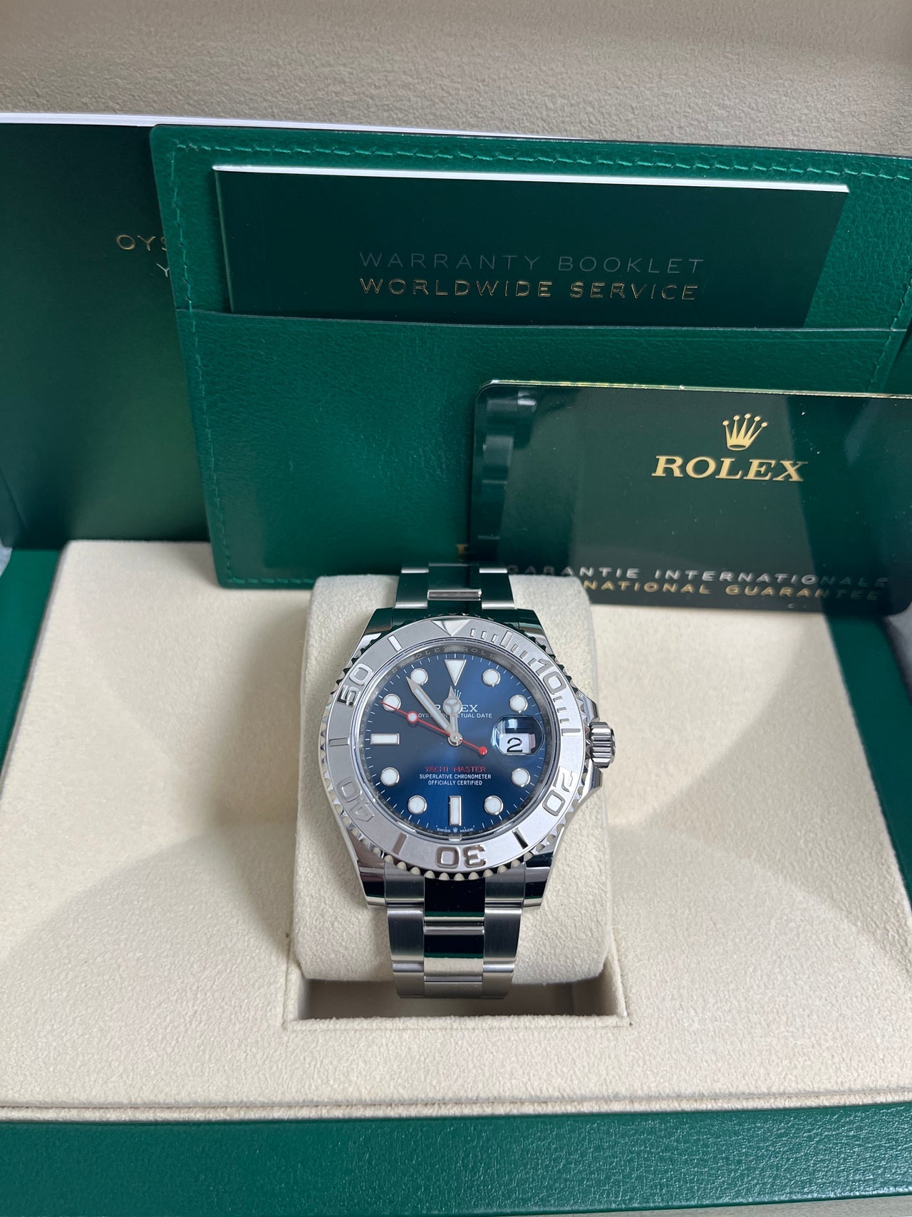 Yacht-Master 40 Blue Dial Rolesium