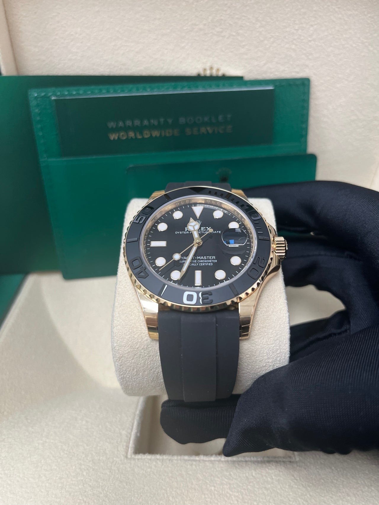 Yacht-Master 42 Yellow Gold Oysterflex